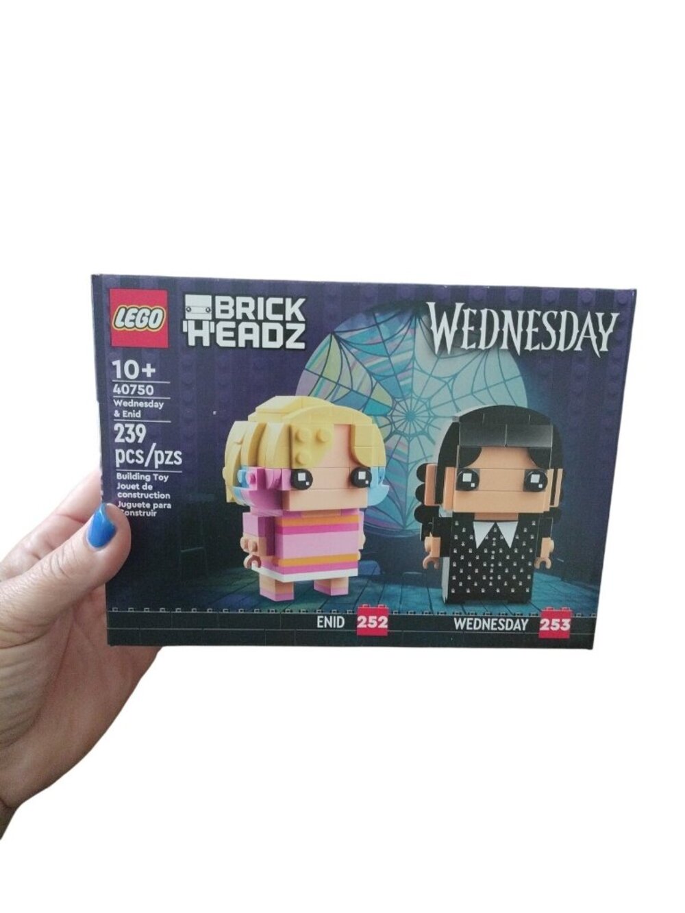 Lego BrickHeadz 40750 Wednesday & Enid 239 Pieces 2024 New In Sealed Box NIB